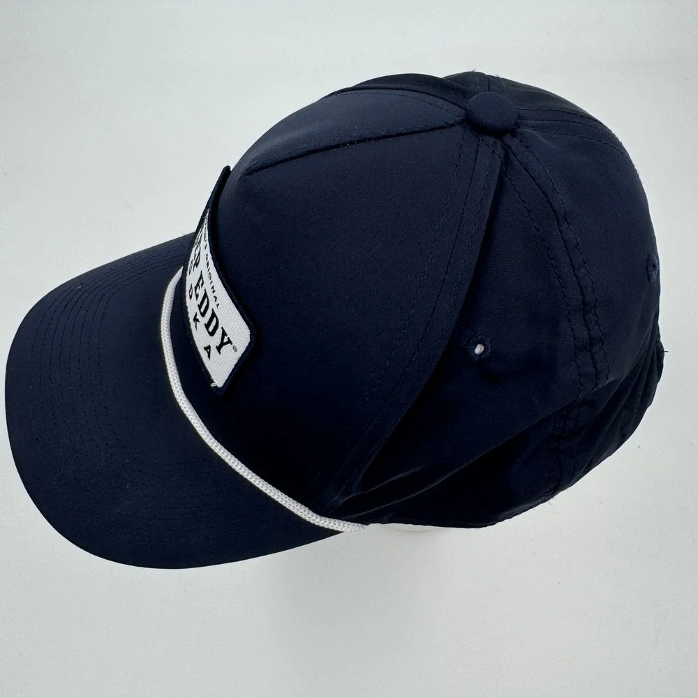 Deep Eddy Vodka‎ Navy Blue Rope Snapback Hat Austin Original Logo Promo Cap